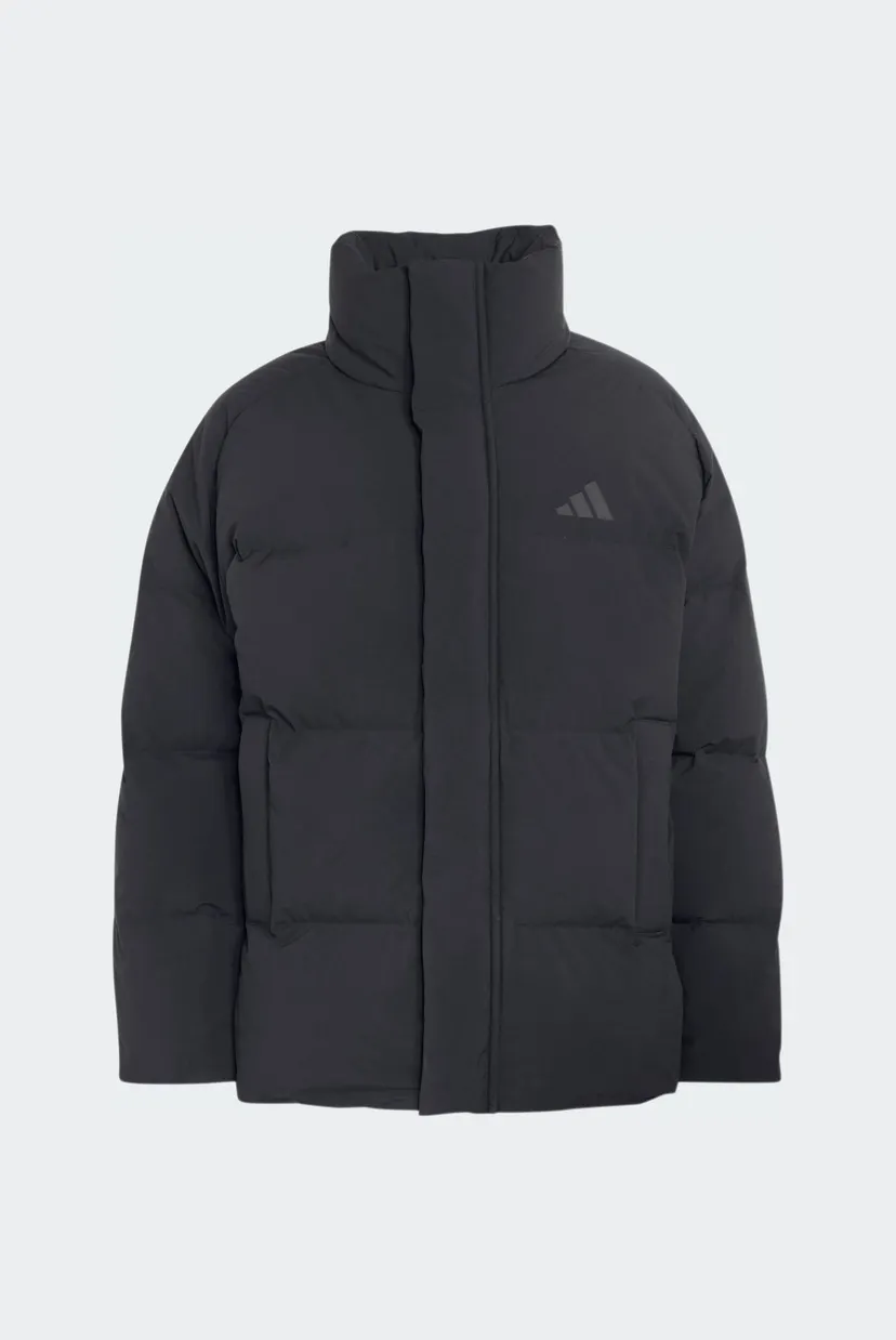 Мужской черный пуховик HELIONIC DOWN PUFFER MID-LENGTH 6