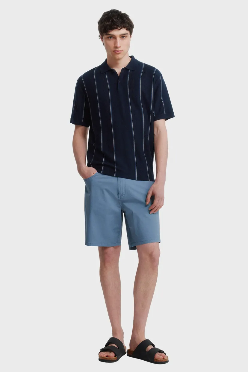 Чоловічі сині шорти regular fit 4