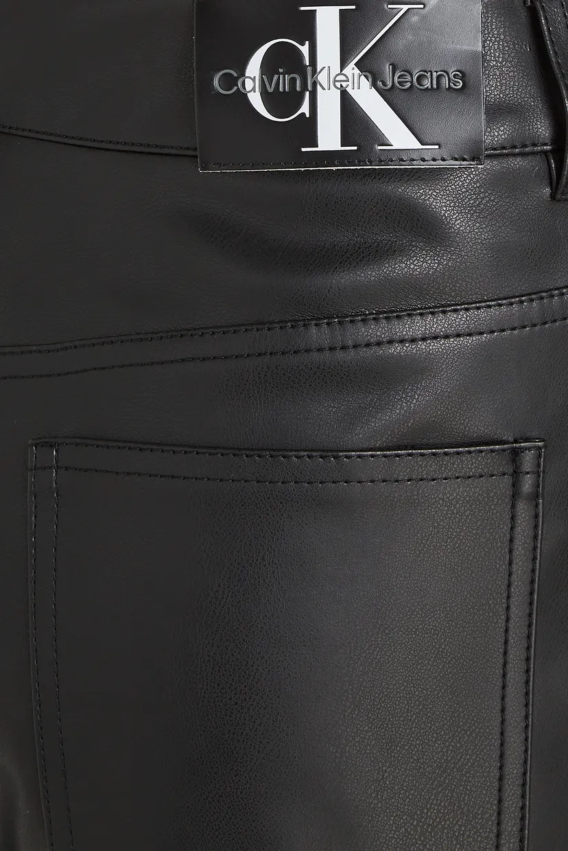 Жіночі чорні брюки FAUX LEATHER HR STRAIGHT 4