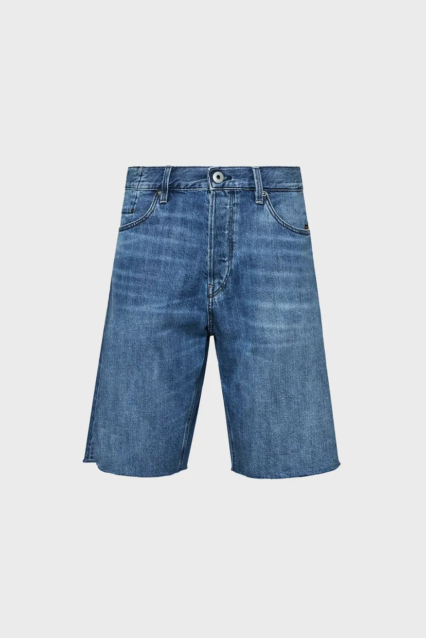 Мужские синие джинсовые шорты Dakota Short Raw Edge 5