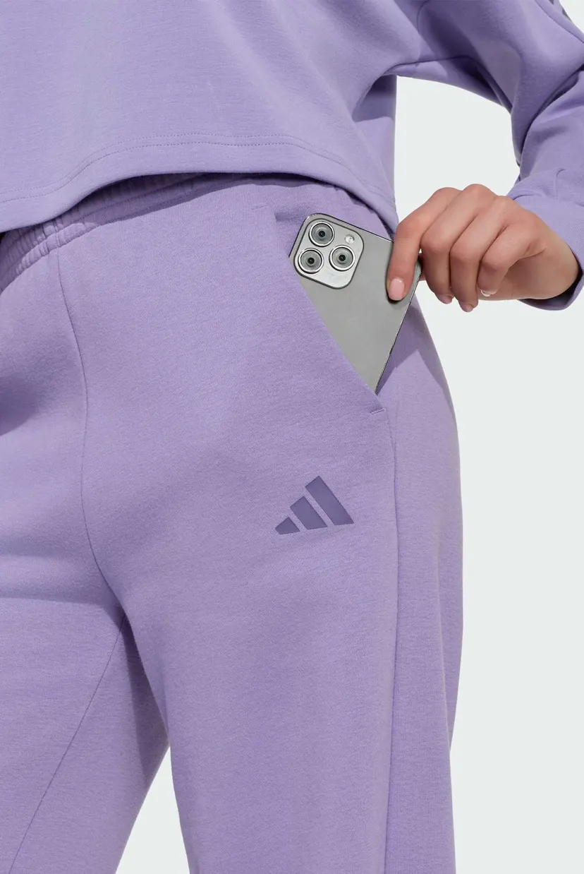 Дитячі бузкові спортивні штани FUTURE ICONS 3-STRIPES BARREL 5