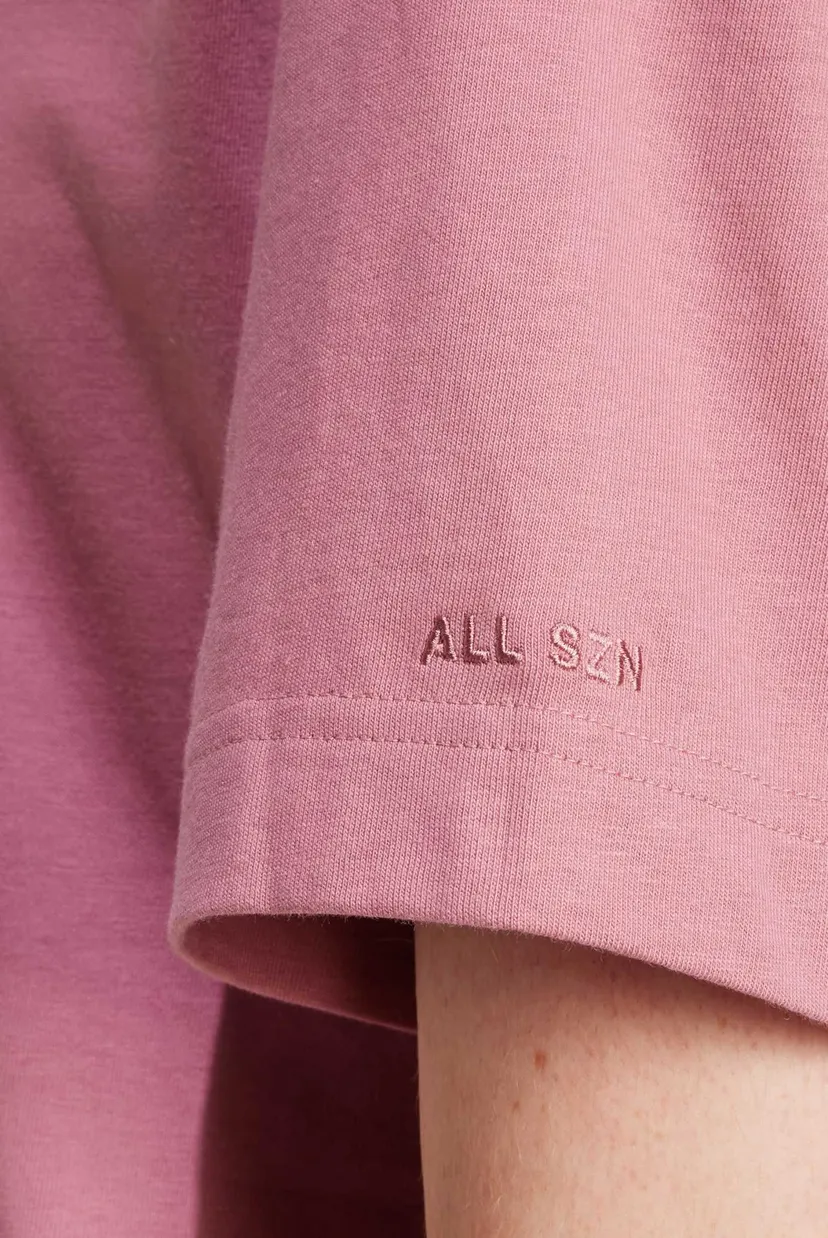 Женская розовая футболка ALL SZN Loose 5