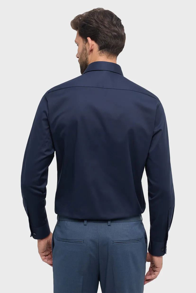 Мужская темно-синяя рубашка MODERN FIT 3