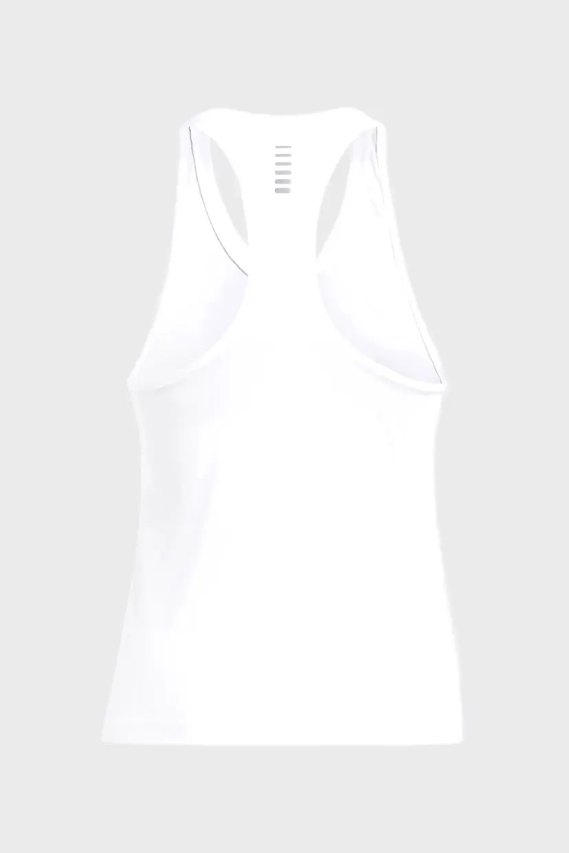 Женская белая майка UA Launch Singlet 4