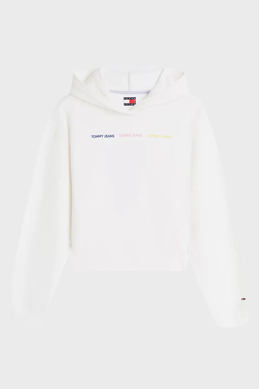 Женское белое худи RLX TJ REPEAT WASH HOODIE 5