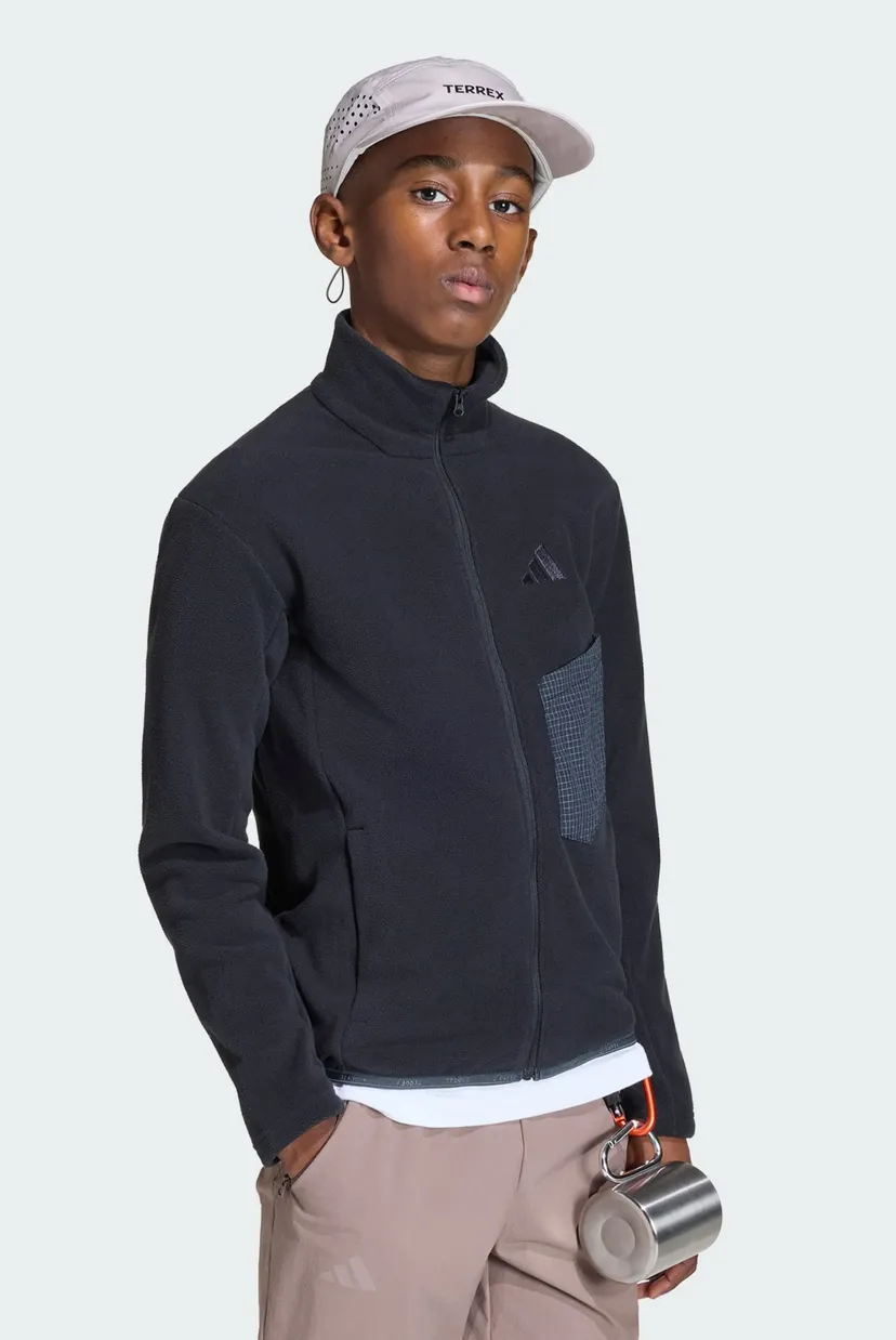 Дитяча чорна спортивна кофта Terrex Kids Multi Full-Zip Fleece 4