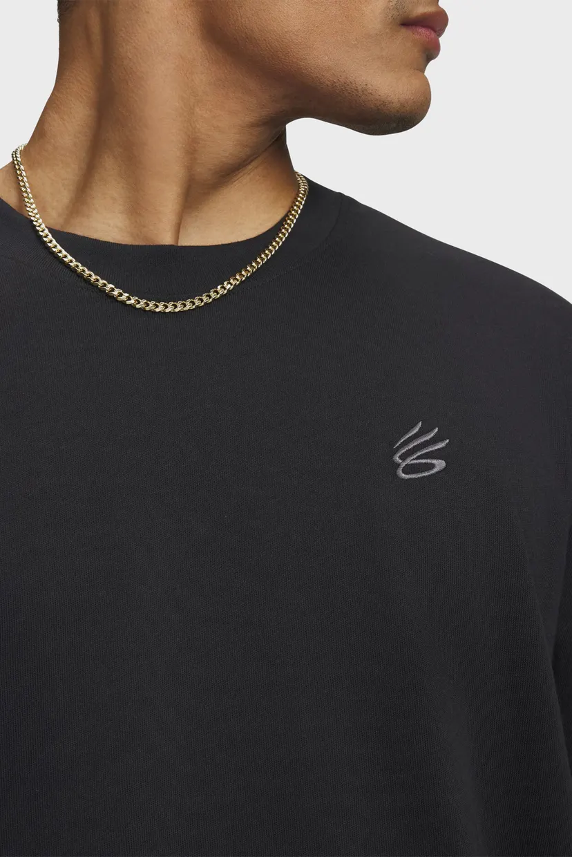 Чоловіча чорна футболка Curry LC Logo Tee 3