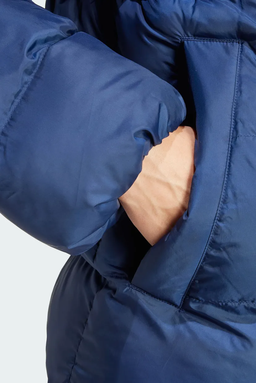 Мужская синяя куртка Tonal Hooded 4