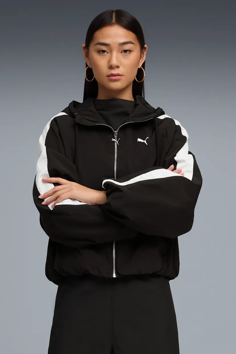 Женская черная куртка T7 Jacket Women PUMA 635027_01 — MD-Fashion