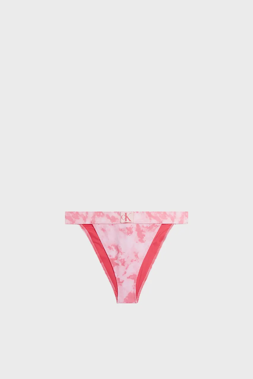 Женские розовые трусики от купальника TANGA-PRINT 5