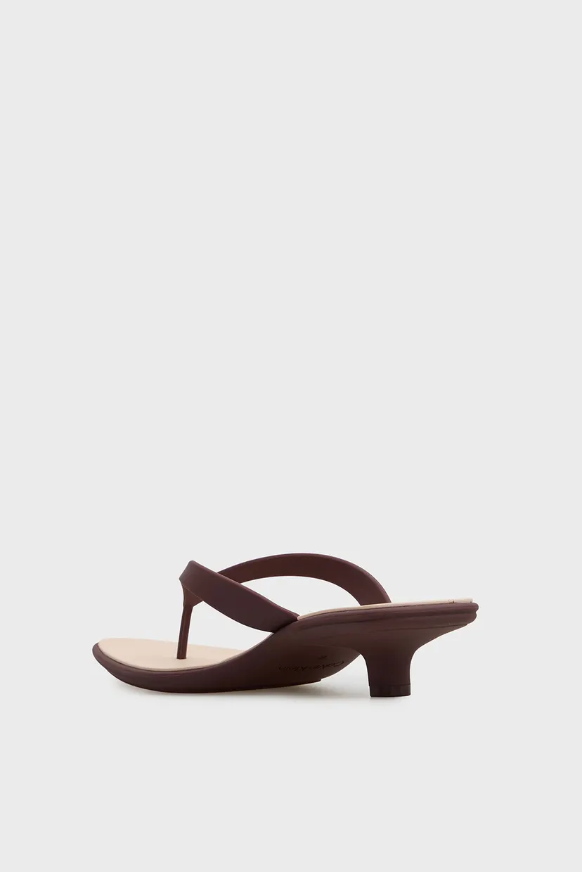 Жіночі бордові мюлі FLIP FLOP KITTEN HEEL 5