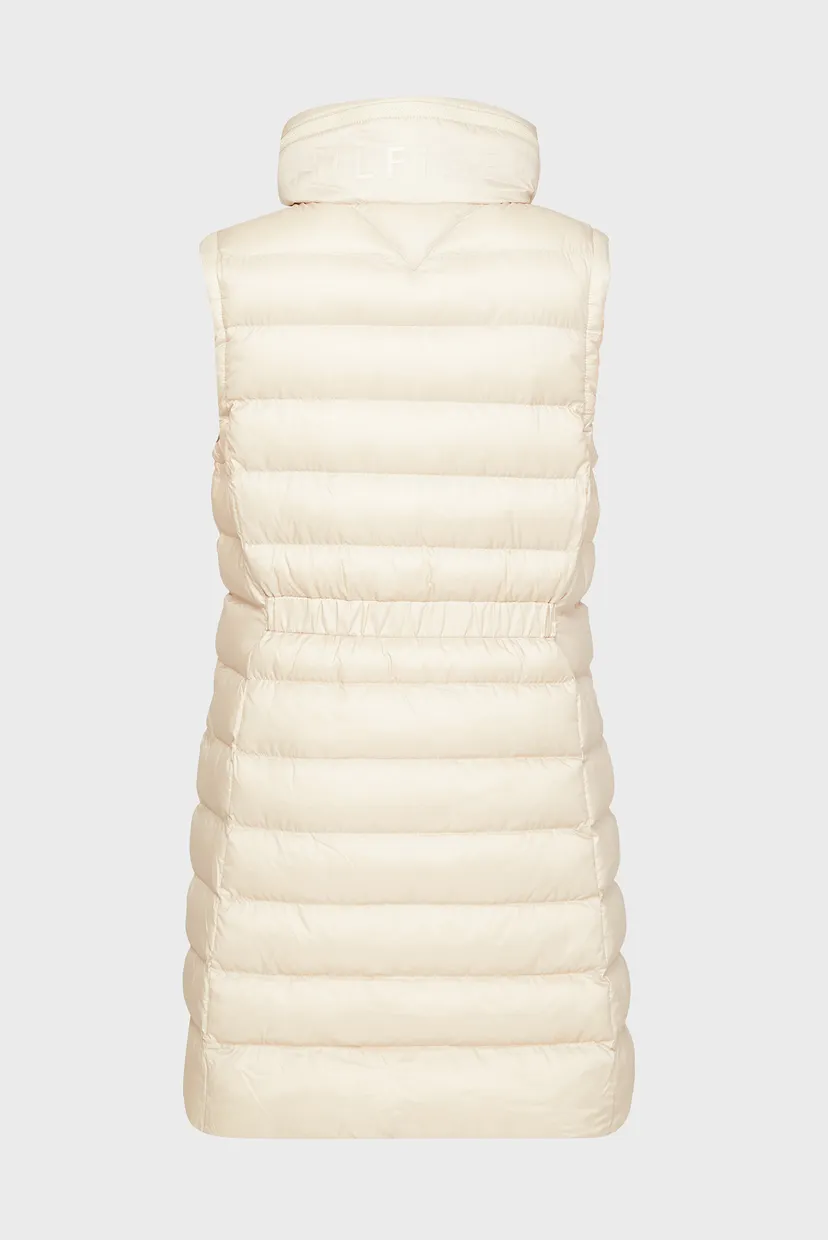 Жіночий бежевий жилет MW PADDED GLOBAL STR LONG VEST 6