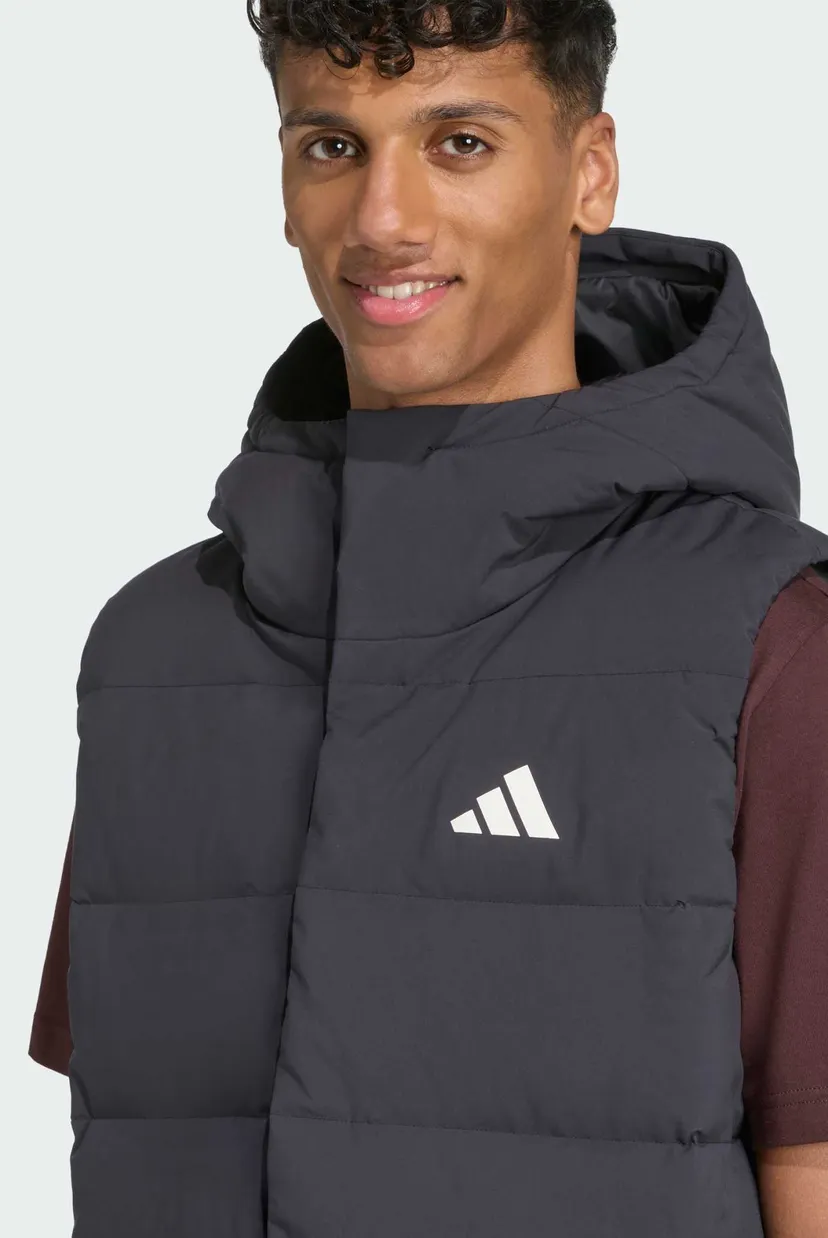Чоловічий чорний пуховий жилет Helionic CLIMAWARM Hooded 4