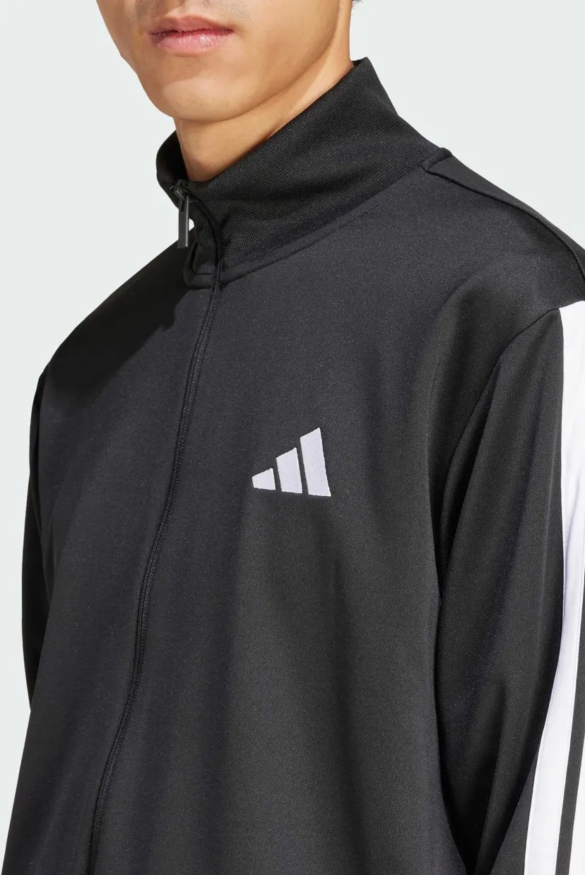 Мужской черный спортивный костюм (кофта, брюки) Sportswear Basic 3-Stripes French Terry 4