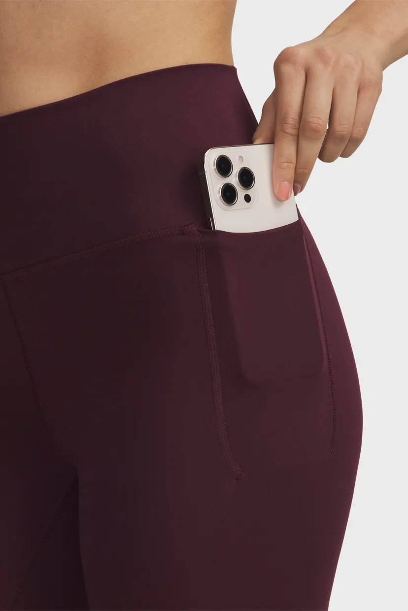 Женские бордовые тайтсы Meridian Legging 4