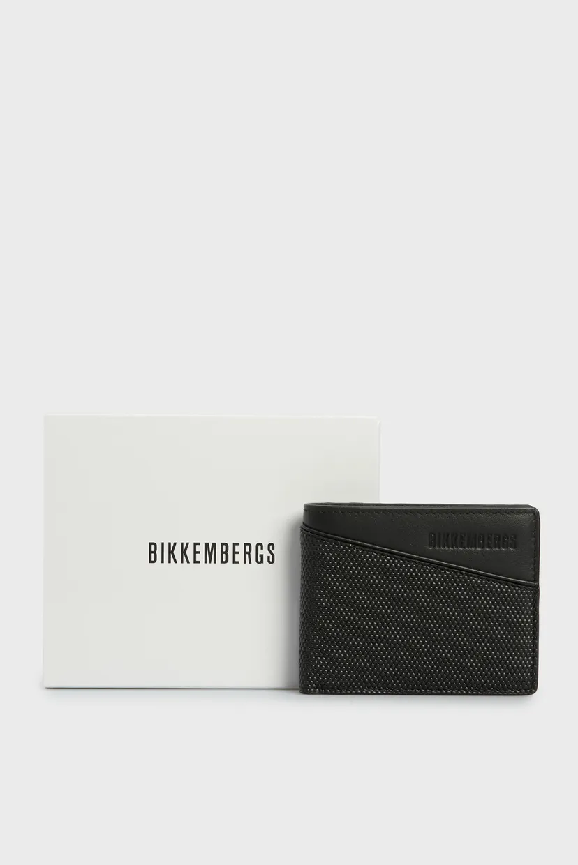Чоловічий чорний шкіряний гаманець JAMIE WALLET 5