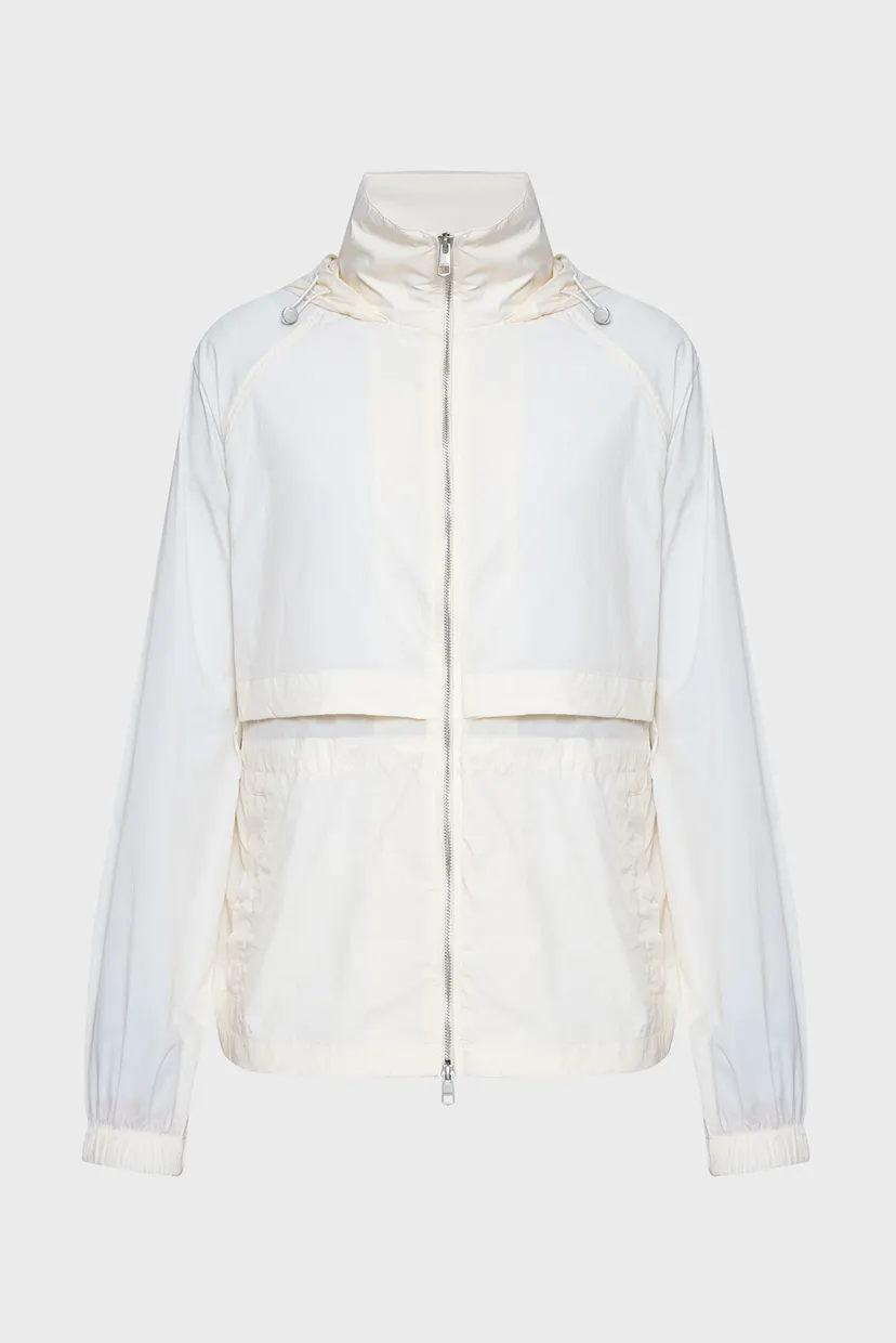 Жіноча біла вітровка ULTRA LIGHT HIP WINDBREAKER 7