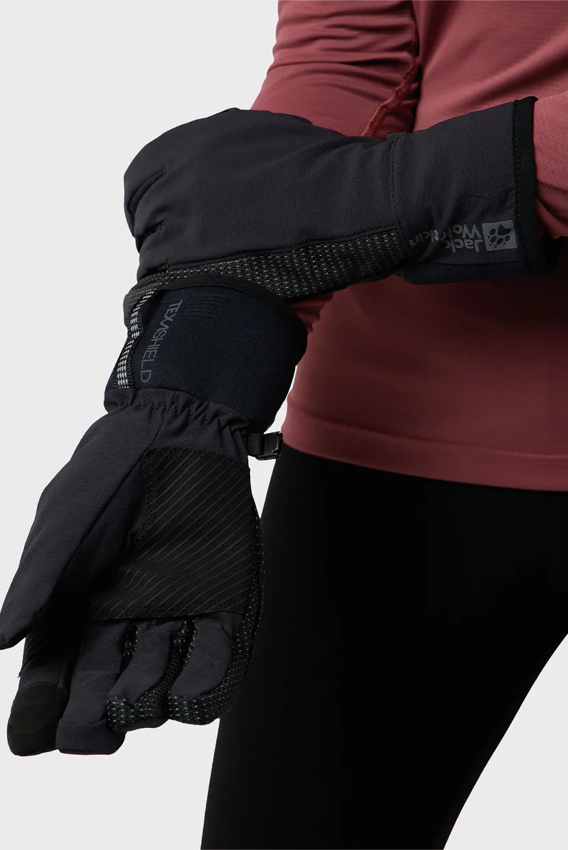 Черные перчатки GLEAM GLOVES 5