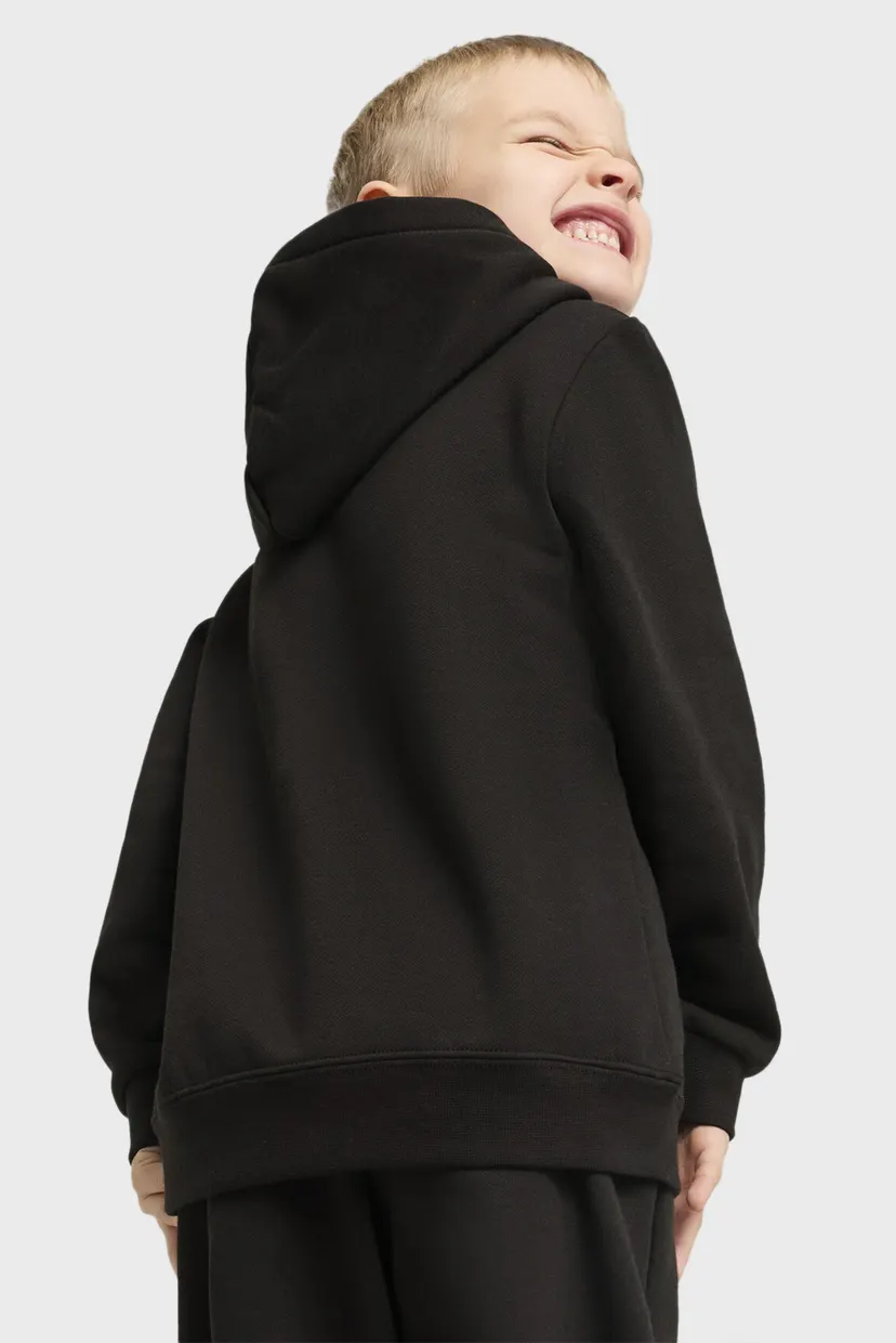 Дитяче чорне худі ESS No. 1 Logo Fleece Hoodie Kids 3