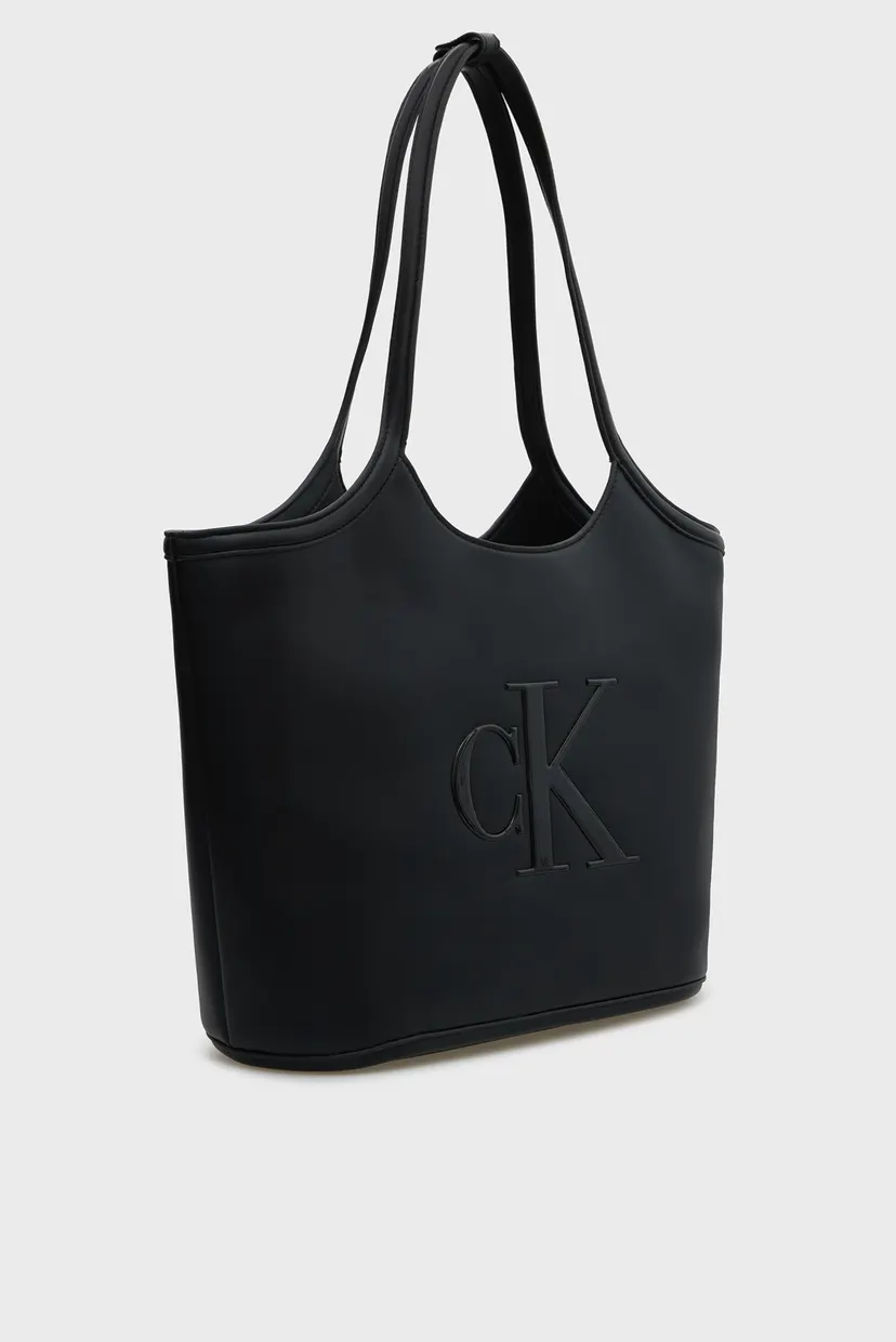 Жіноча чорна сумка BOLD CK SHOPPER 3