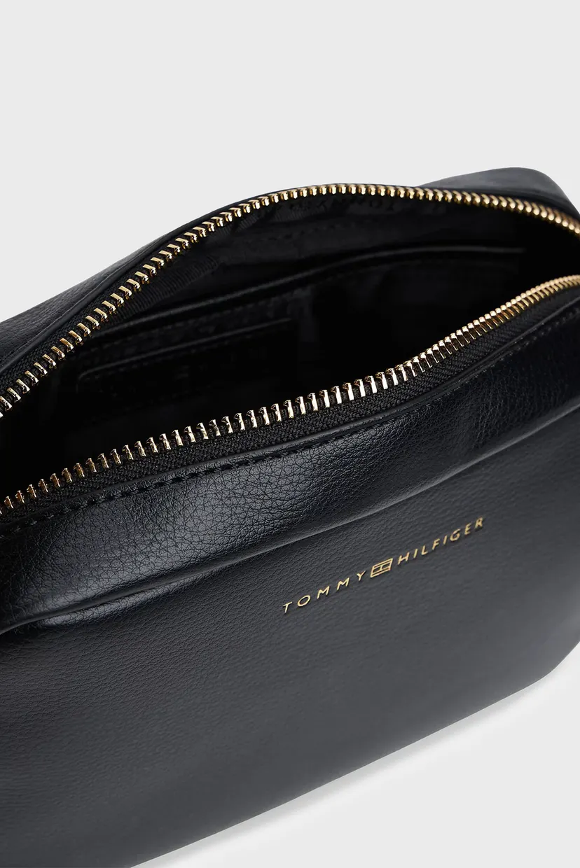 Жіноча чорна сумка TH LOGOTAPE CAMERA BAG 6