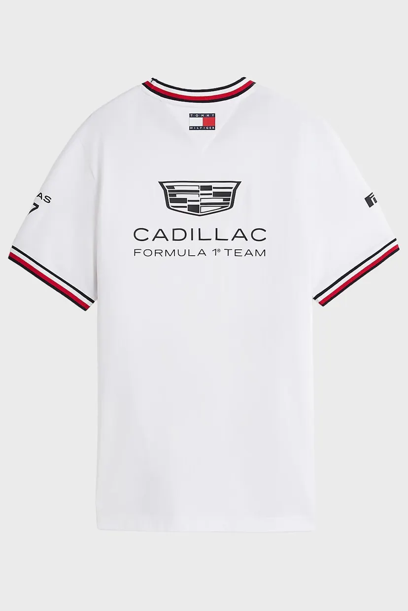 Чоловіча біла футболка TH x Cadillac Formula 1® Team 6
