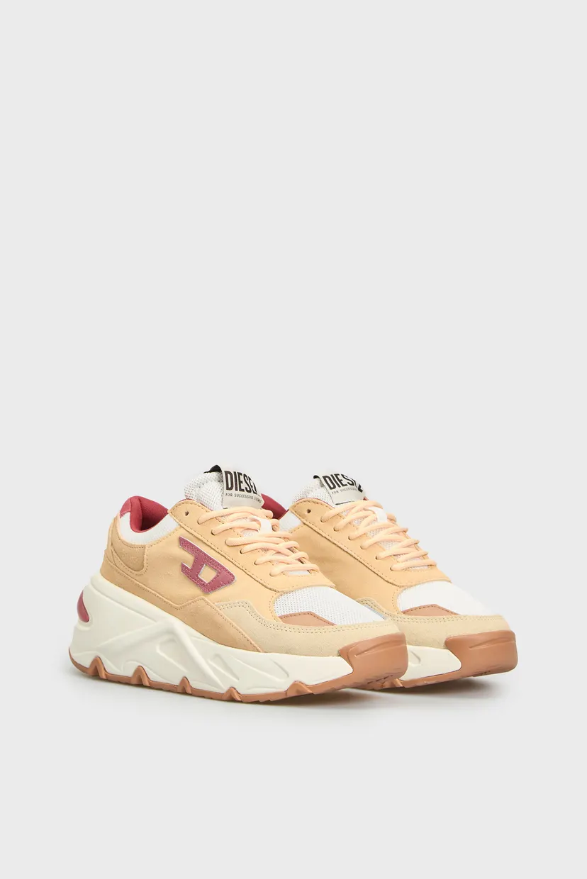 Жіночі бежеві замшеві кросівки SAVANNAH Diesel Y03565 P8106 — MD