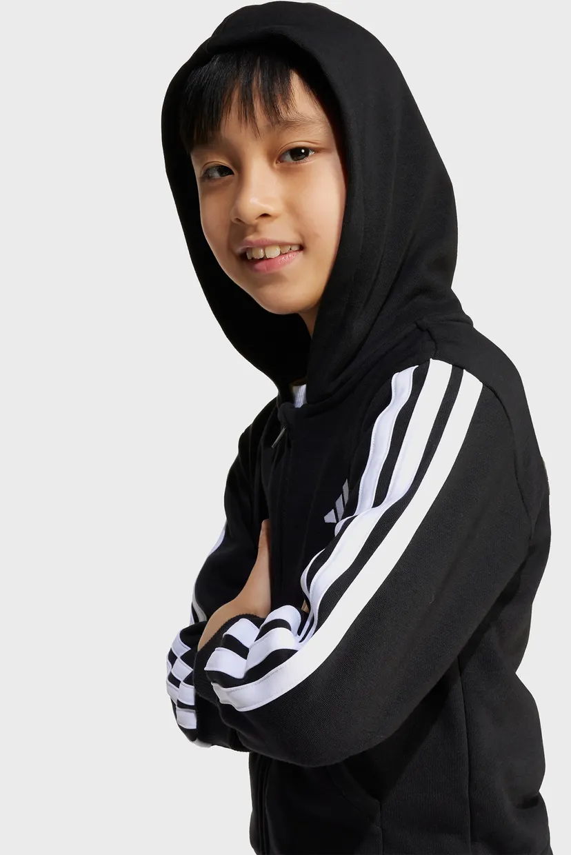 Дитяче чорне худі Essentials Full-Zip Kids 5