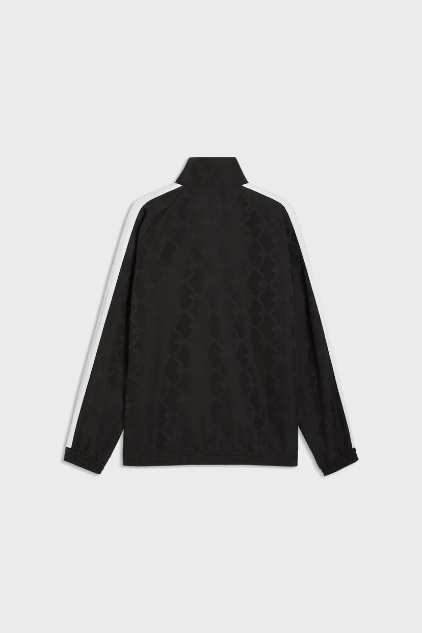 Чоловіча чорна спортивна кофта з візерунком T7 Woven Track Jacket Men 5