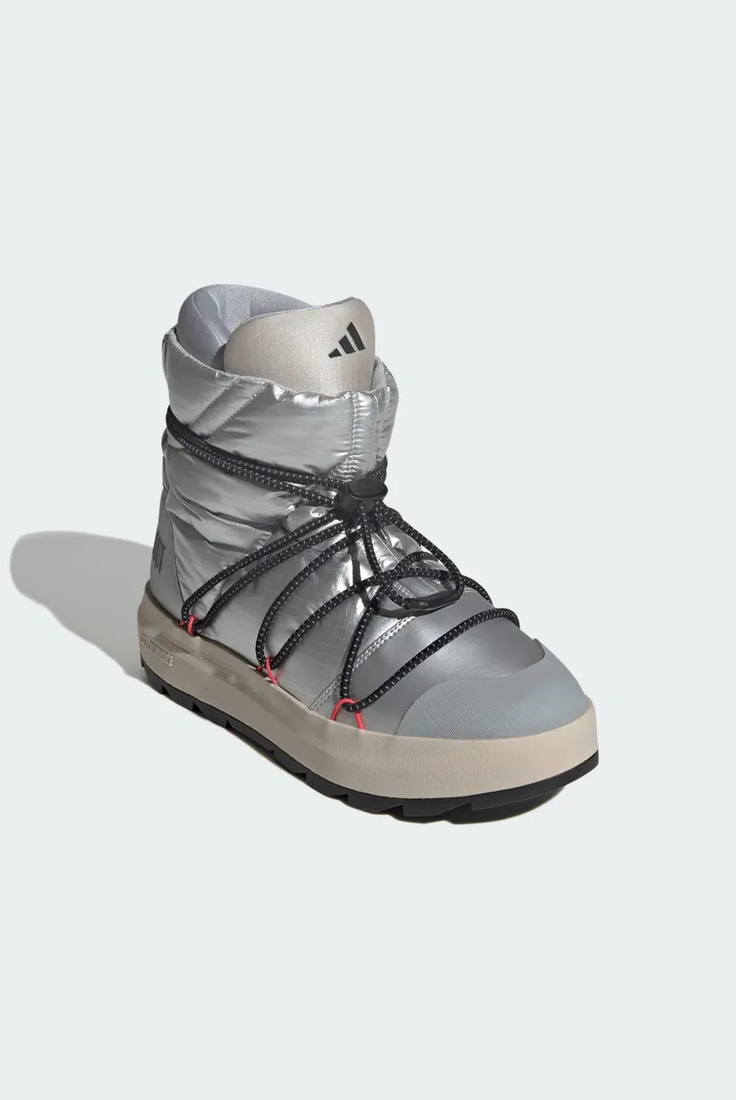 Сріблясті місяцеходи adidas x MOON BOOT ACE MID 4