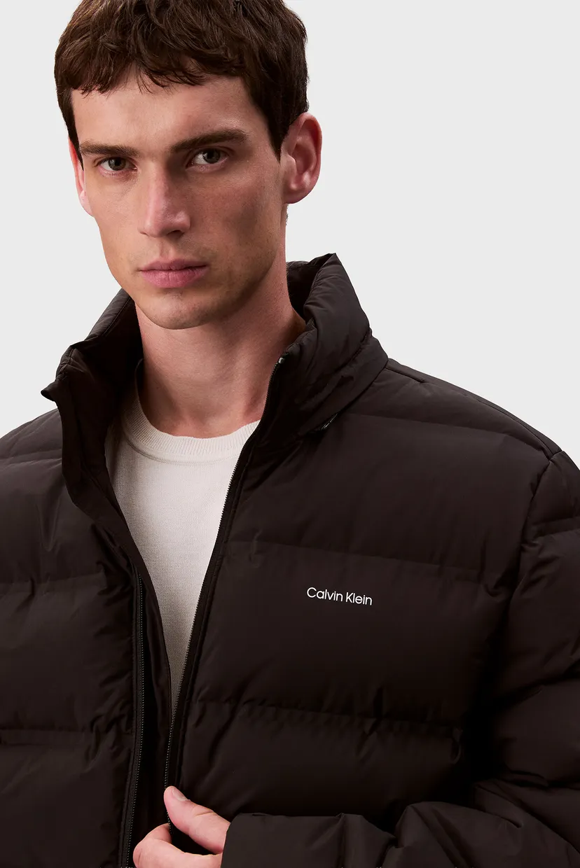 Чоловічий чорний пуховик LS QUILTED BONDED 5
