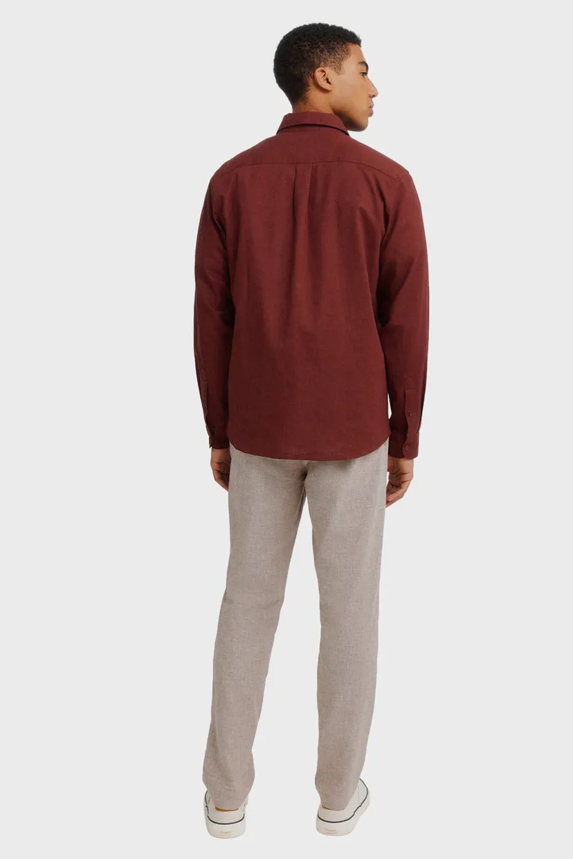 Чоловічі бежеві брюки comfort slim fit 3