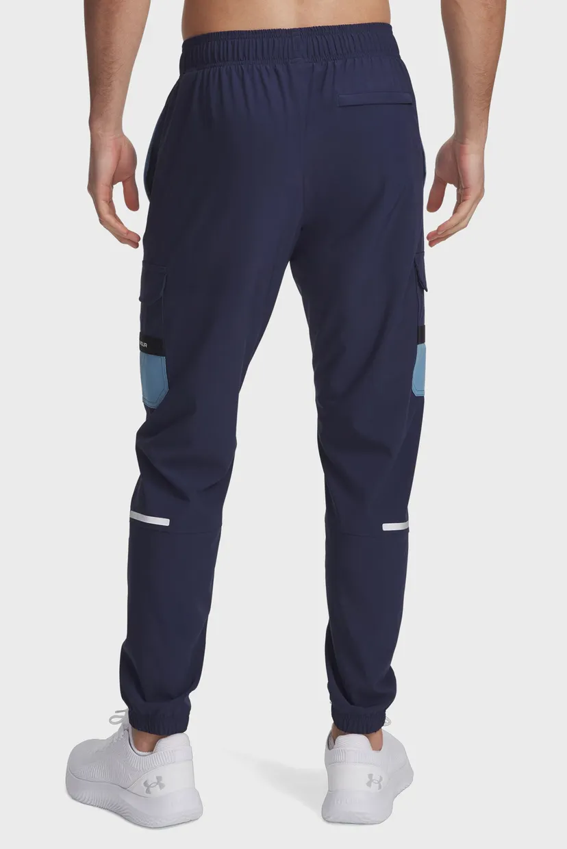 Мужские темно-синие спортивные брюки UA Tech Utility Woven Pant 3