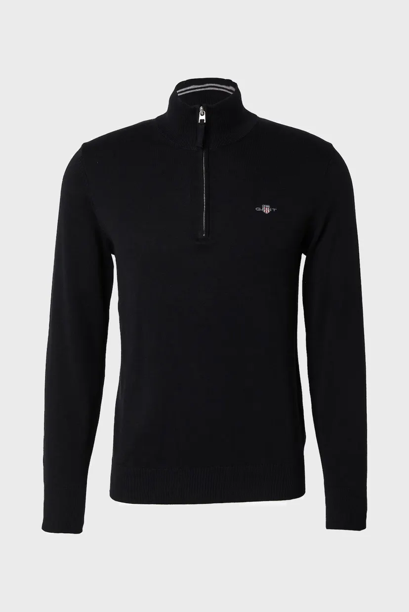 Чоловіча чорна кофта CLASSIC COTTON HALF ZIP 5