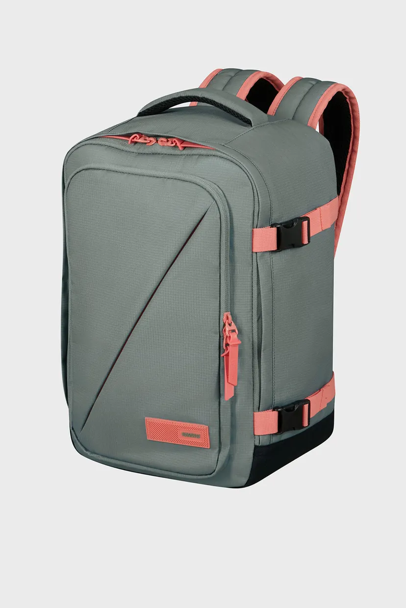 Оливковий рюкзак TAKE2CABIN SAGE/CORAL 3
