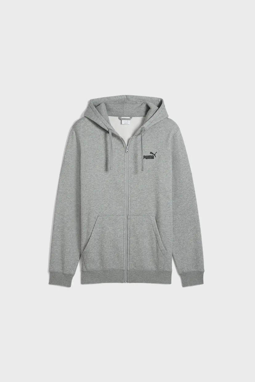 Чоловіче сіре худі Essentials No. 1 Logo Full-Zip Hoodie Men 6