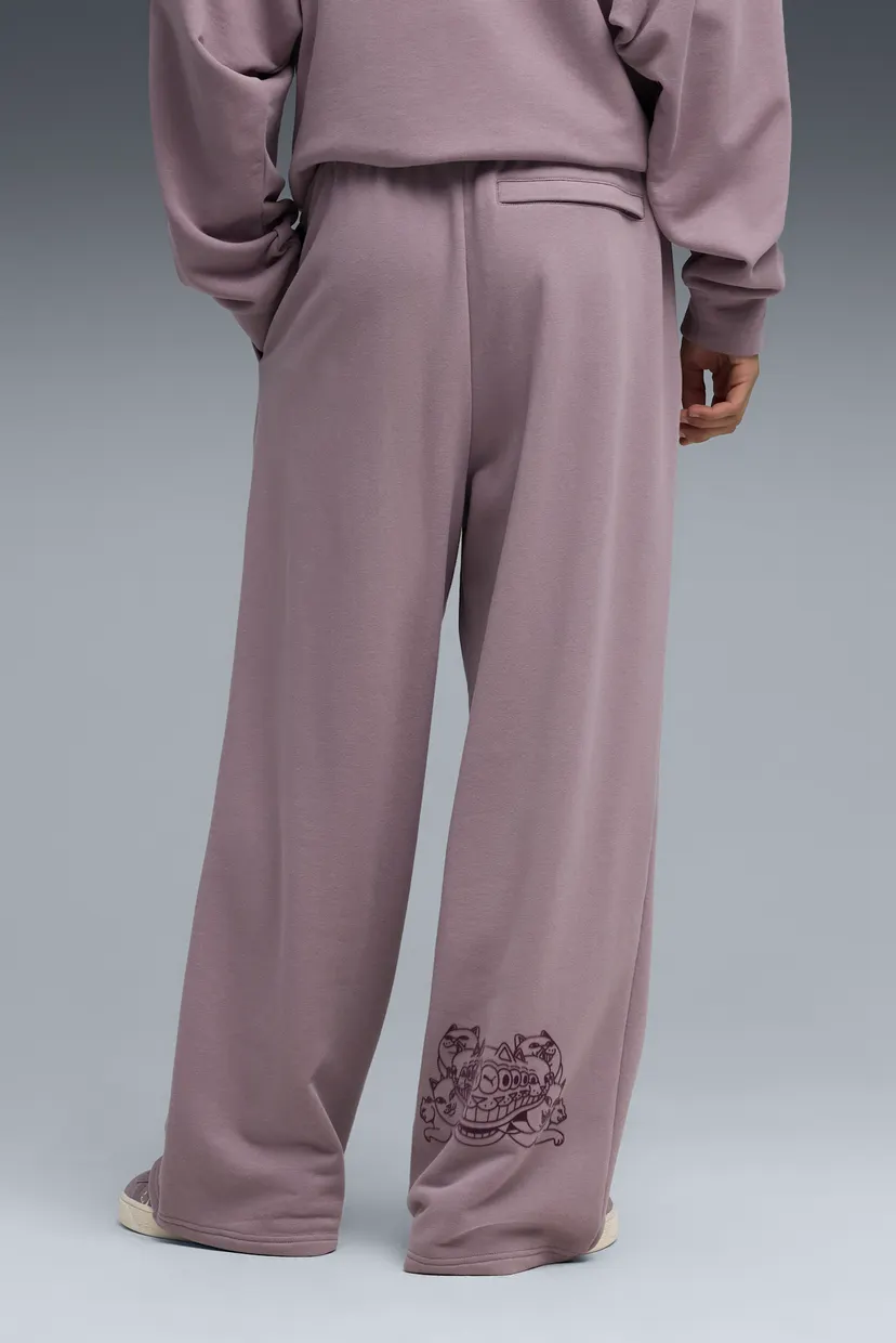 Мужские фиолетовые спортивные брюки PUMA x RIPNDIP Sweatpants Men 3