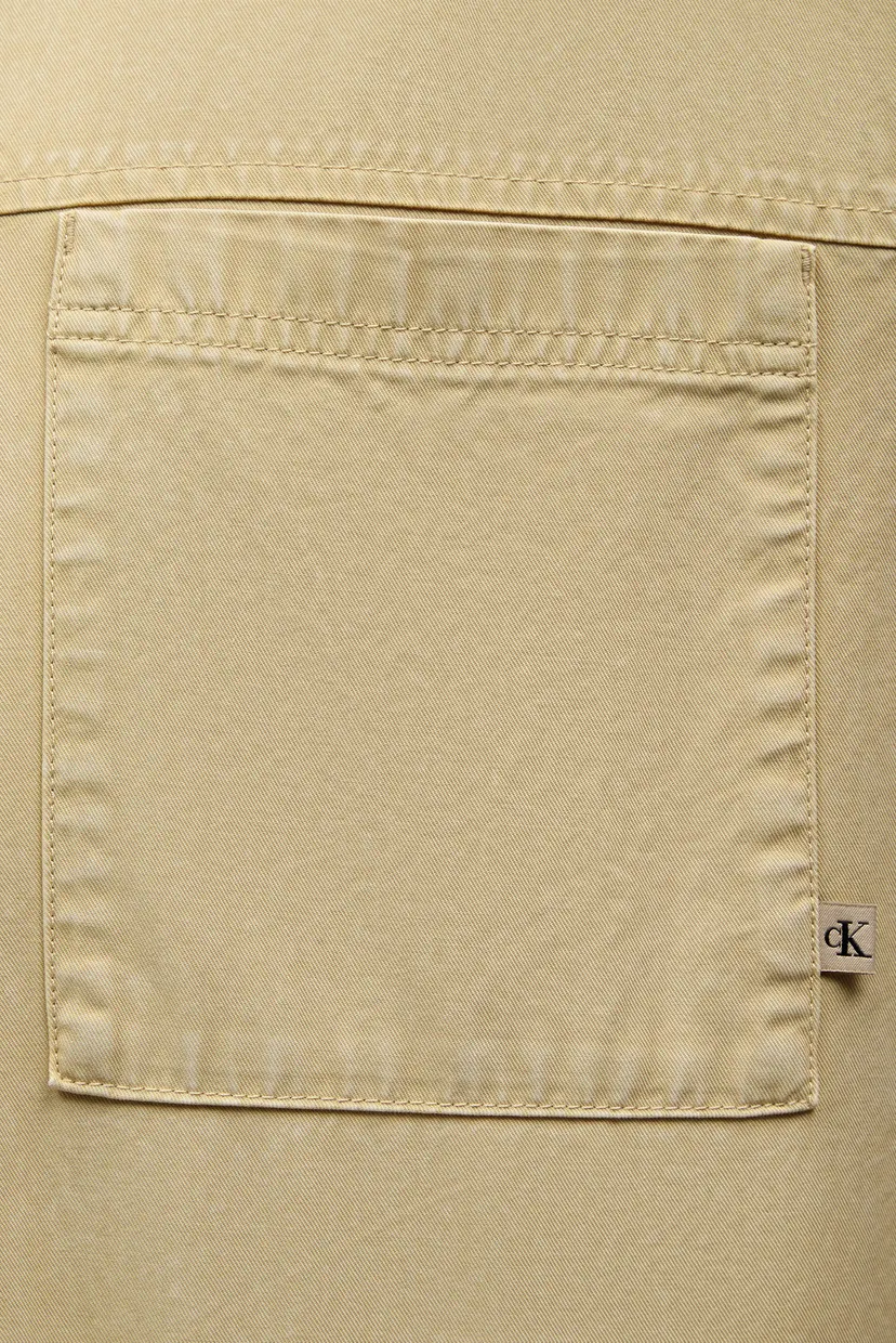 Чоловіча бежева джинсова сорочка WASHED UTILITY SHIRT 3