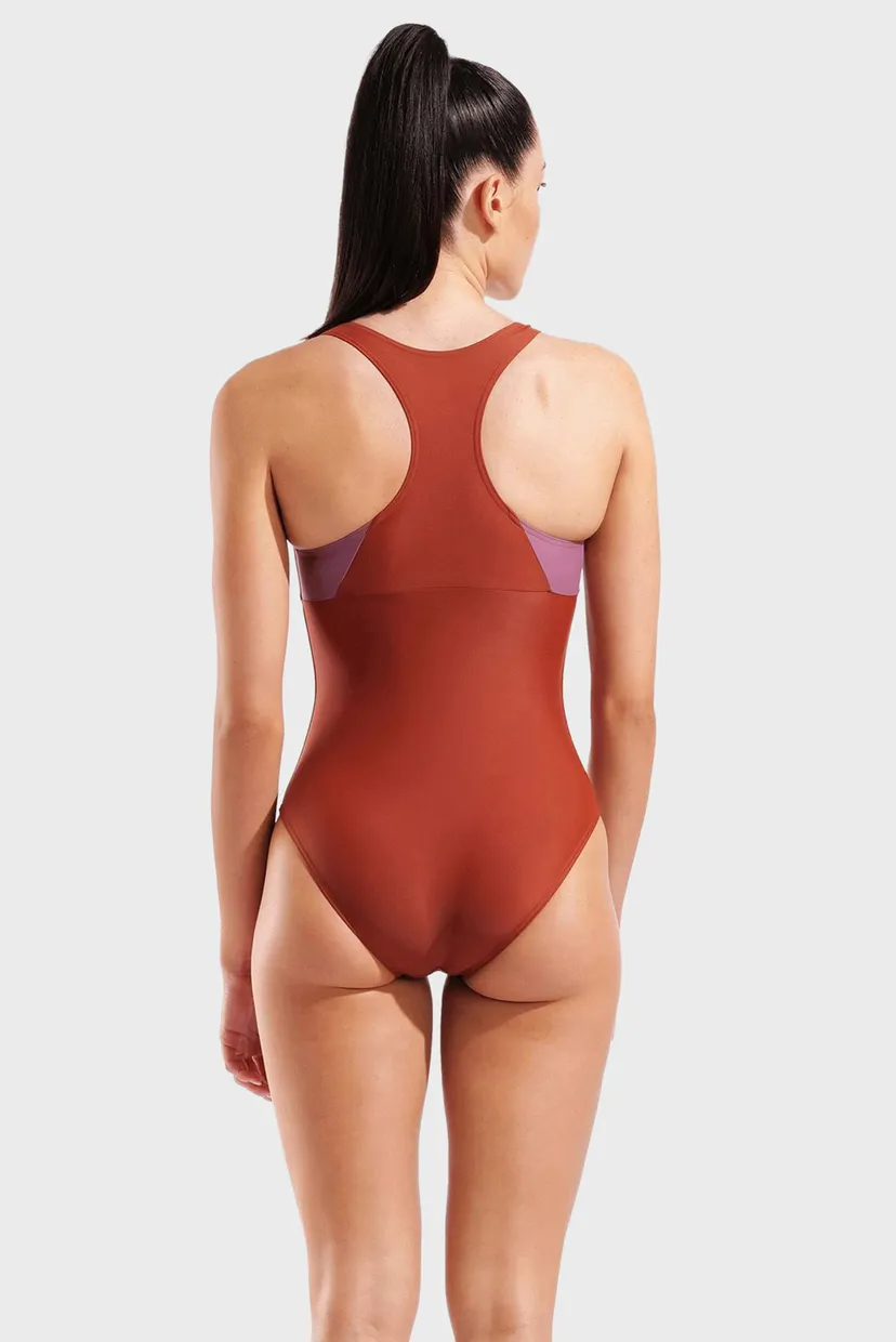 Женский купальник SOLID SWIMSUIT RACER BACK 3