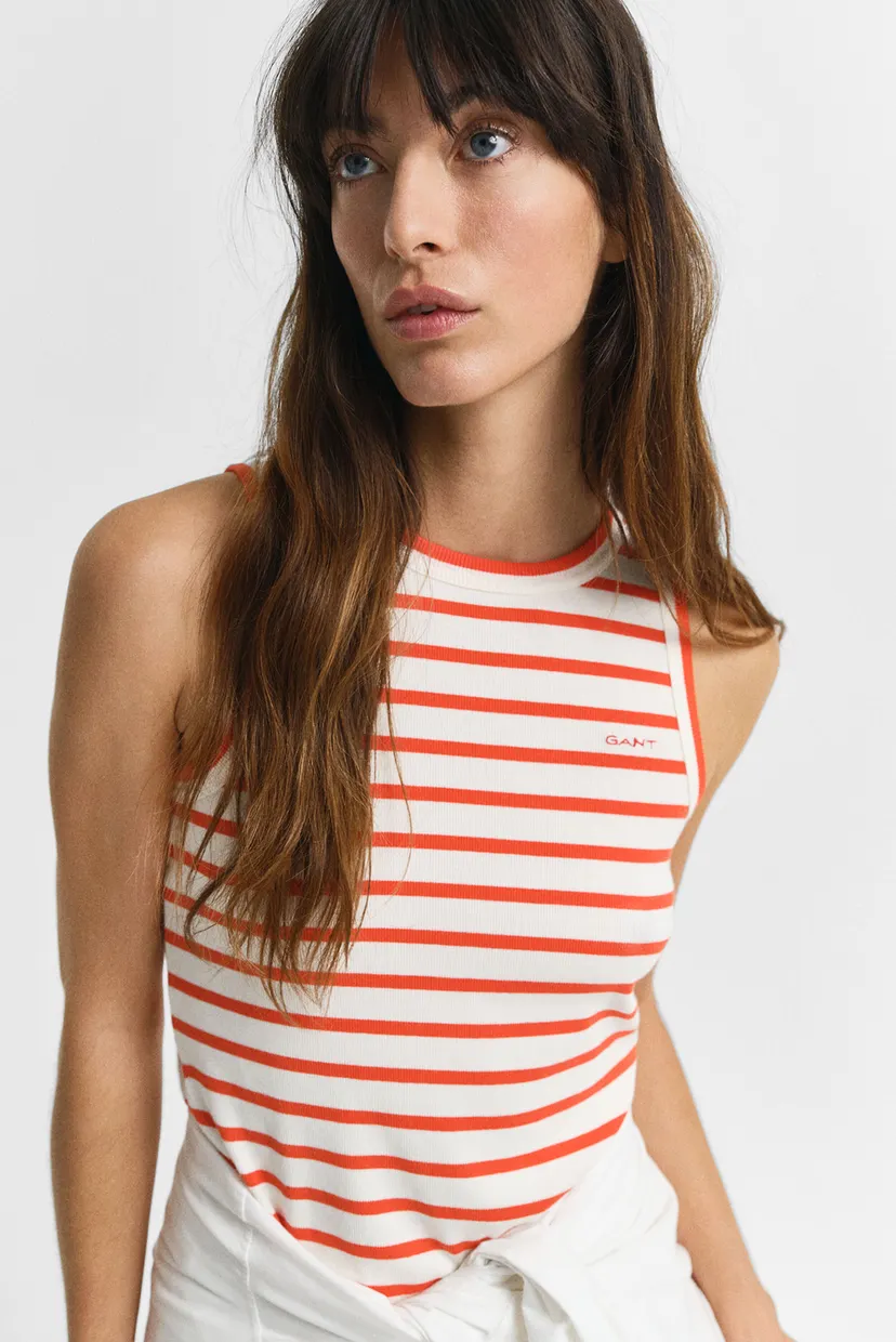 Женское платье в полоску STRIPED TANK JERSEY DRESS 4