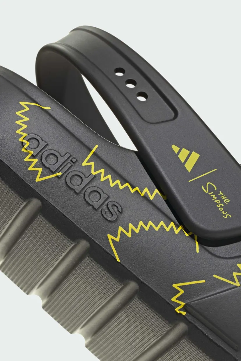 Черные клоги ADIDAS THE SIMPSONS ADILETTE 9