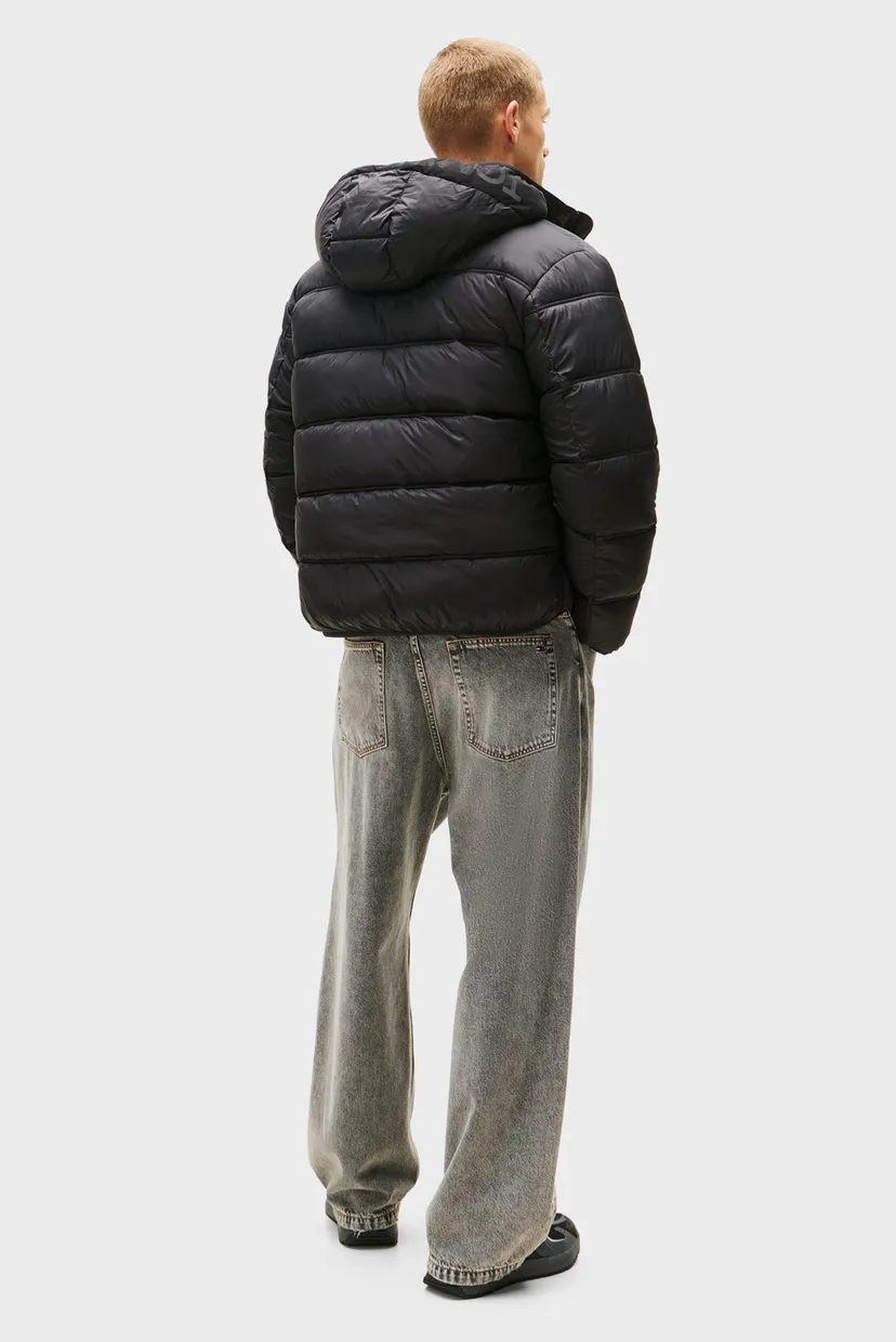 Мужская черная куртка HOODED 3