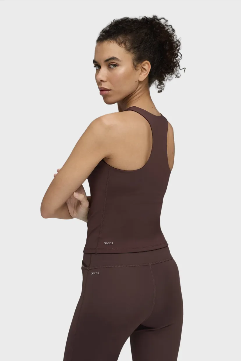 Жіноча коричнева майка TAD ESSENTIALS 2-in-1 Tank Women 3