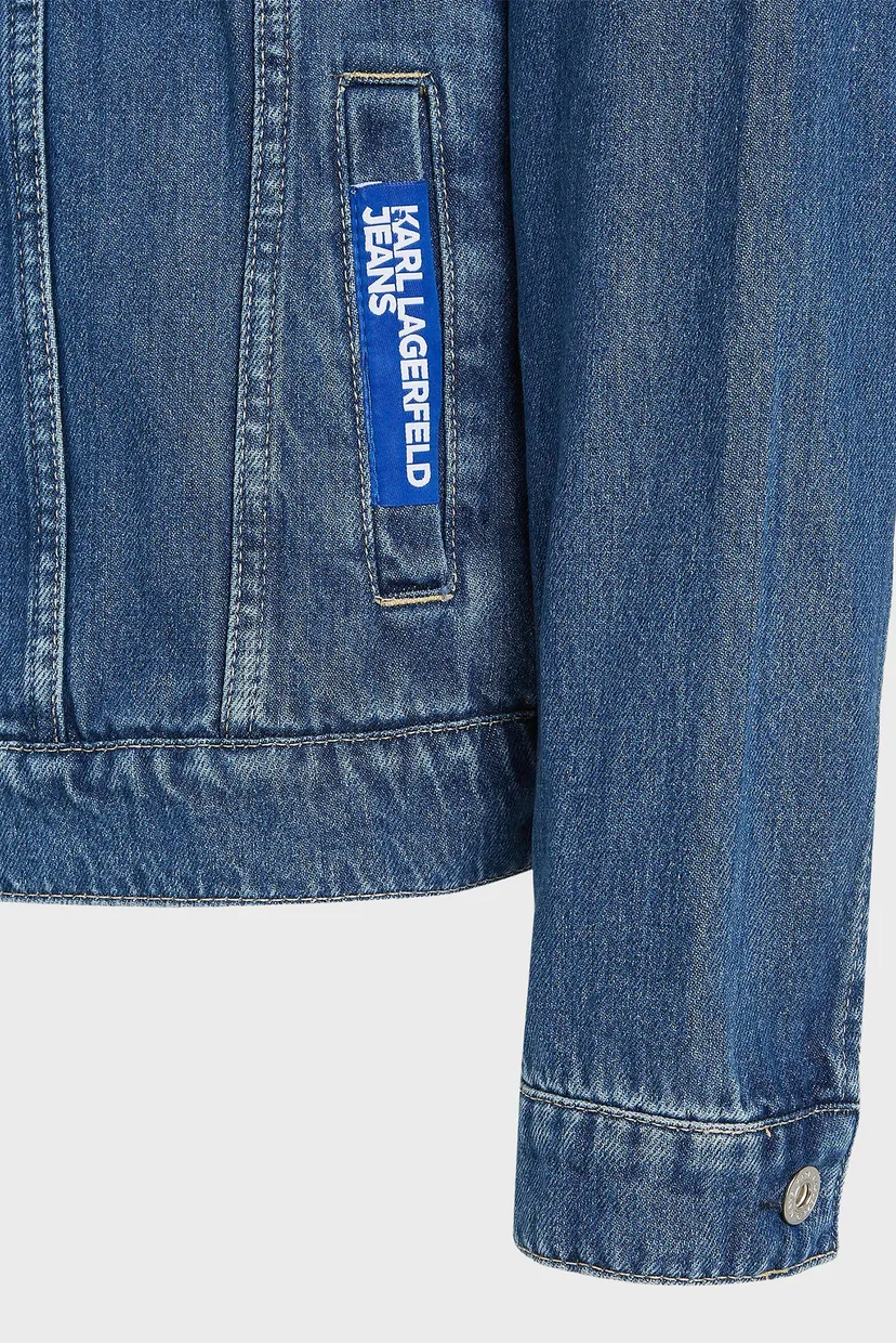 Мужская синяя джинсовая куртка regular jacket 5
