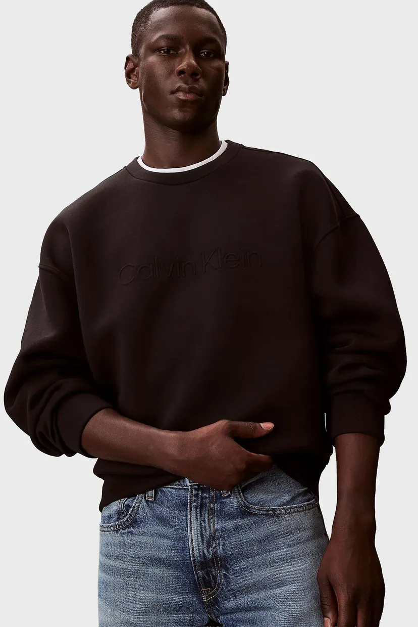 Мужской черный свитшот SPACER CREWNECK 5