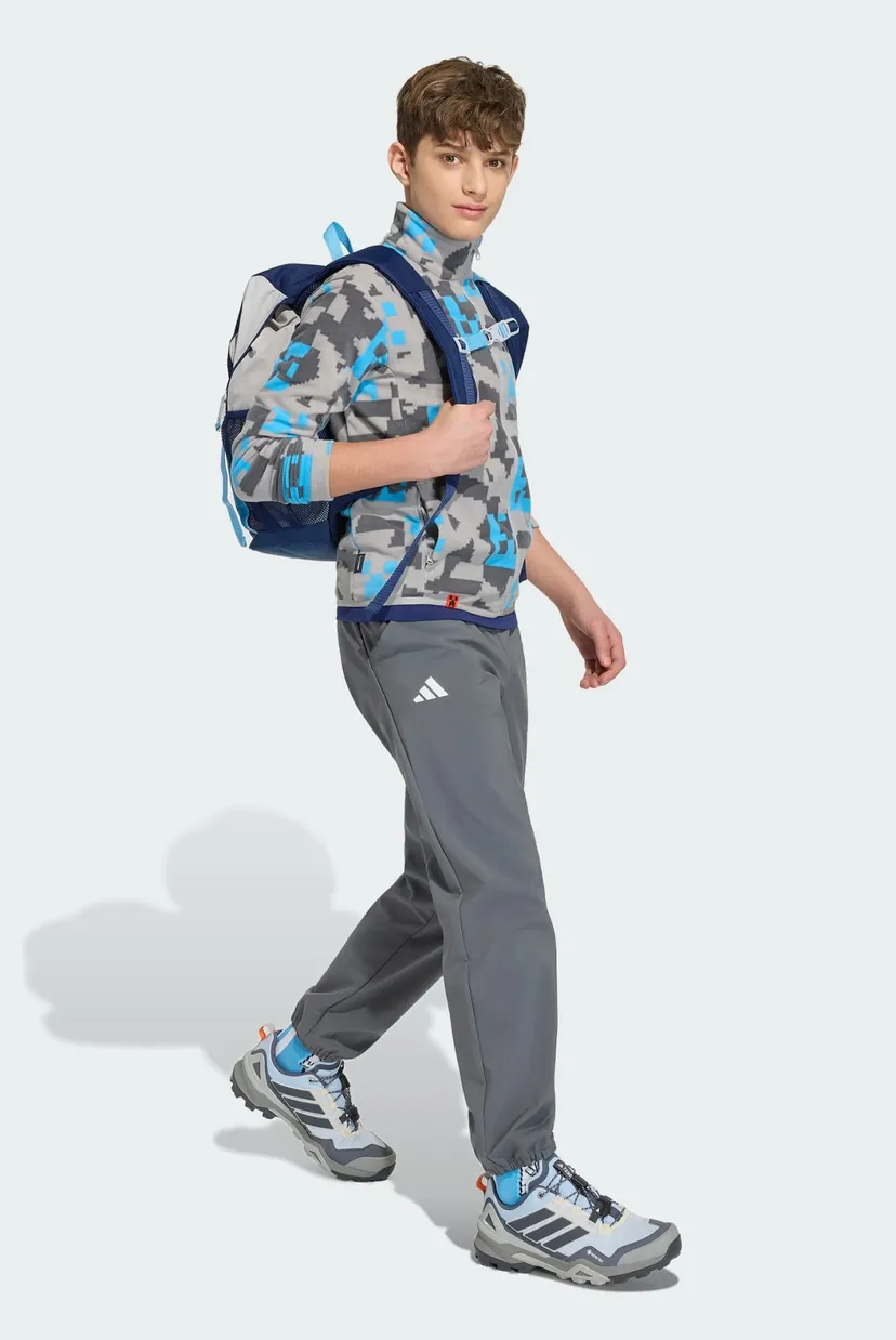 Дитяча сіра спортивна кофта кофта з візерунком Adidas Minecraft Terrex CLIMAWARM Full-zip Fleece 6