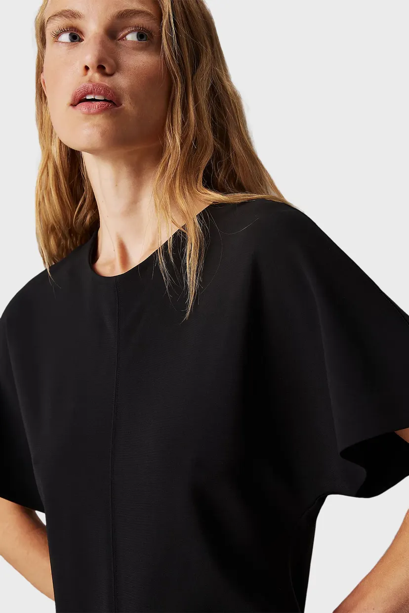 Жіноча чорна сукня TAILORED JERSEY SS SHIFT DRESS 4