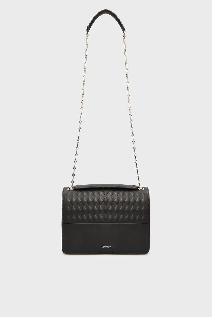 Женская черная сумка MINI QUILT CONVERTIBLE CHAIN BAG 5