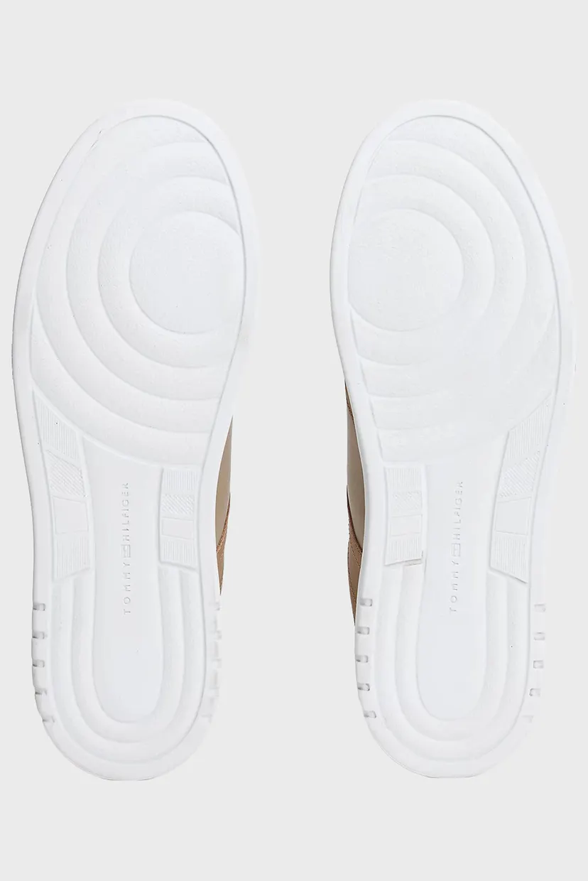 Женские бежевые кожаные сникерсы TH SPORTY CUPSOLE LEATHER 7