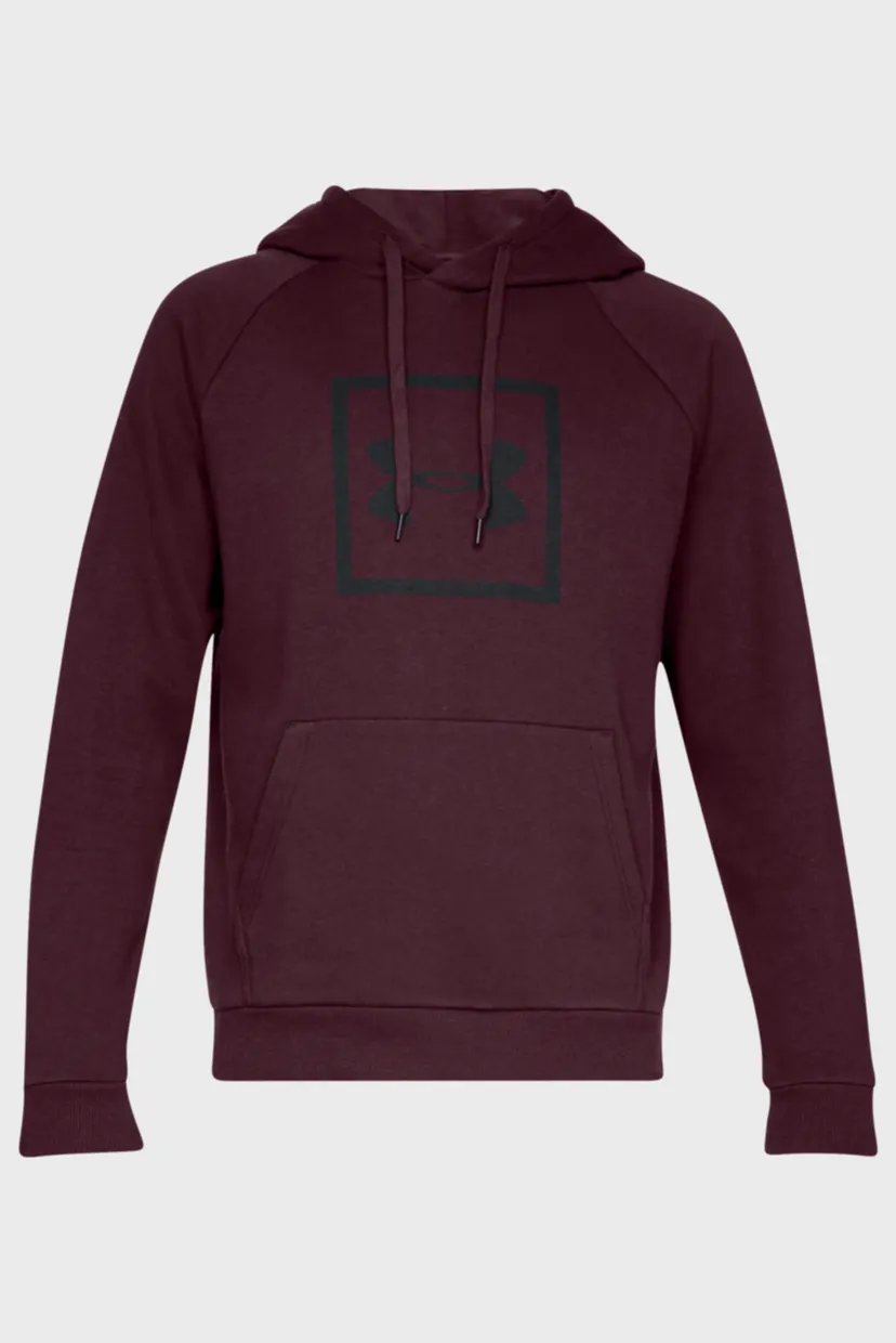 Чоловіче бордове худі RIVAL FLEECE LOGO HOODY 4